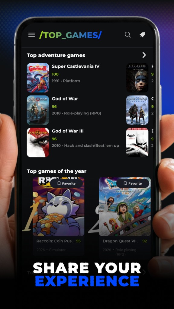 GameSearch tops